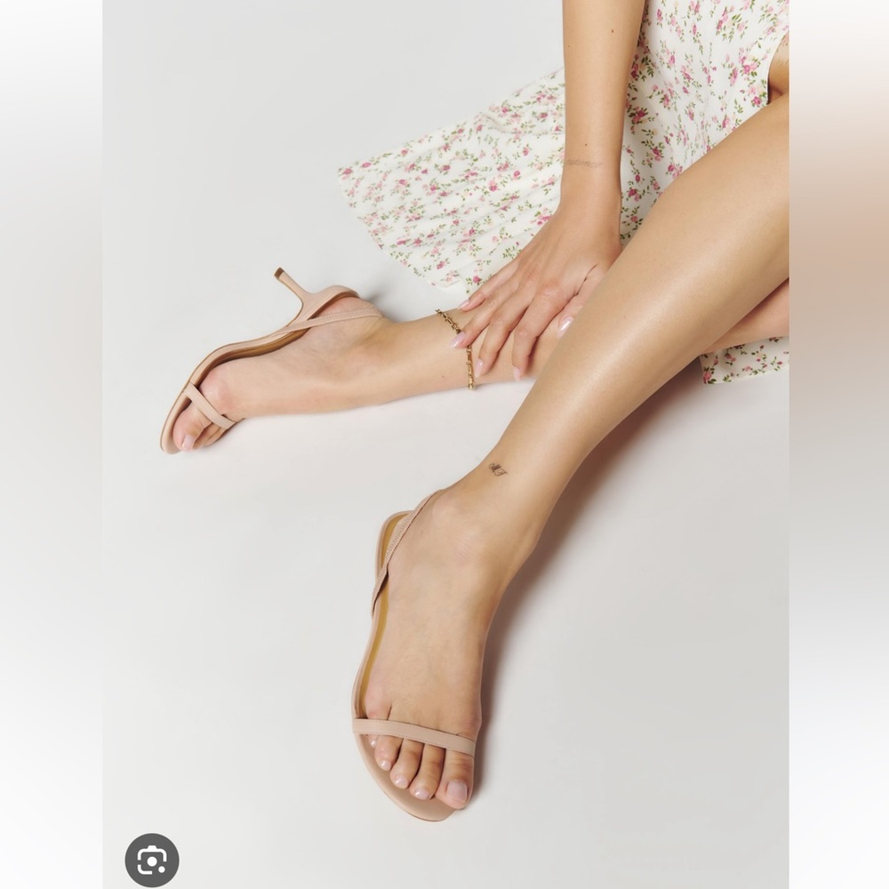 NWT Reformation Glena Strappy Heeled Sandal